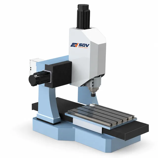 Full Cast Iron CNC 3040 4Axis - 2.2KW Metal Engraving Machine 170mm Z