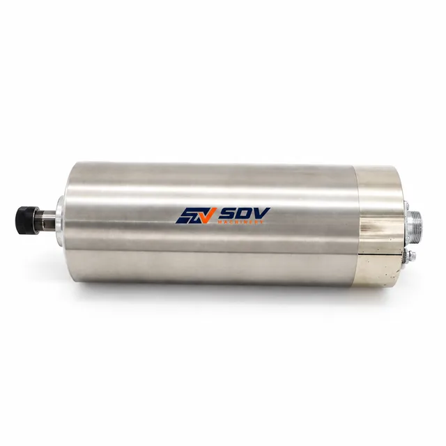 CNC Router Spindle Motor 0.8KW-3KW Water Cooling - 220V/380V, ER11/16/20 Collet