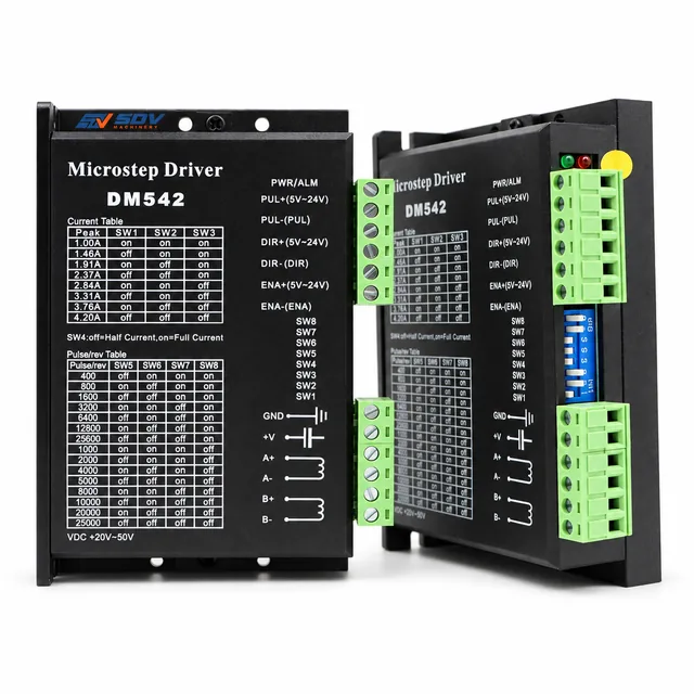 DM542 2-Phase Digital Stepper Motor Driver - 18-48V DC 4.2A for CNC Router