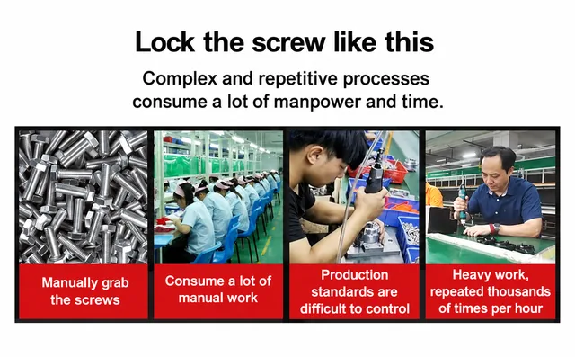 2-Platform Desktop Air Blowing Auto Screw Machine - Long Bit CNC YK-L5331
