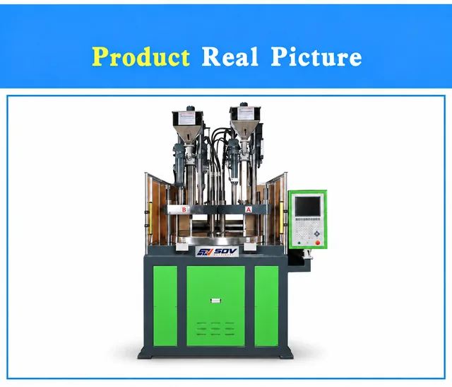 Vertical Two Color Car Key Injection Molding Machine - Insert Parts Making