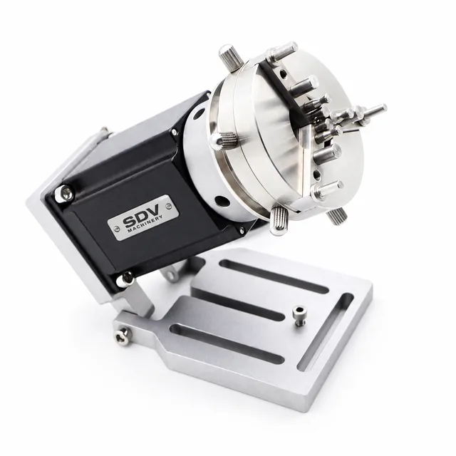 CNC Router Fiber Laser Marking Machine - Ring Rotary Axis Jewelry