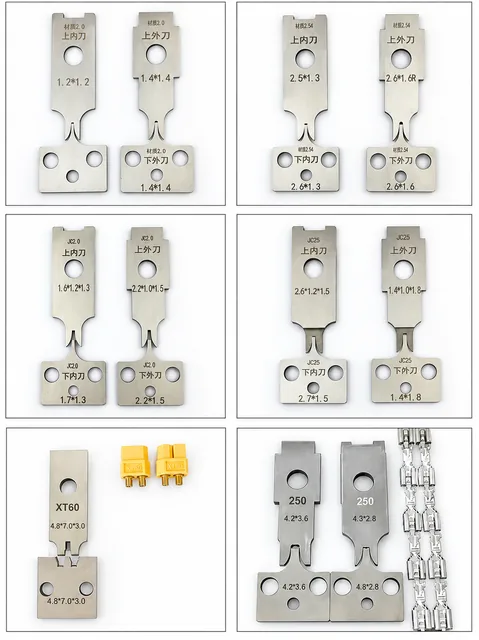 Crimping Machine Applicator Die Set - 4PCS