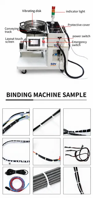 Automatic Nylon Cable Tie Tying Machine - Cable Tie Binding XCX-226