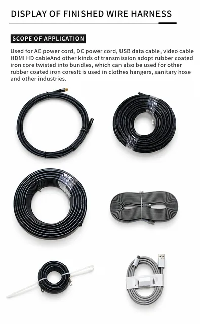 Cable Cutter with Meter Count - USB Data Wire Cutting Winding Binding XCX-S04