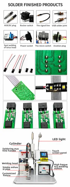 Semi-Automatic LED Light Strip Soldering Tinning Machine - Precise