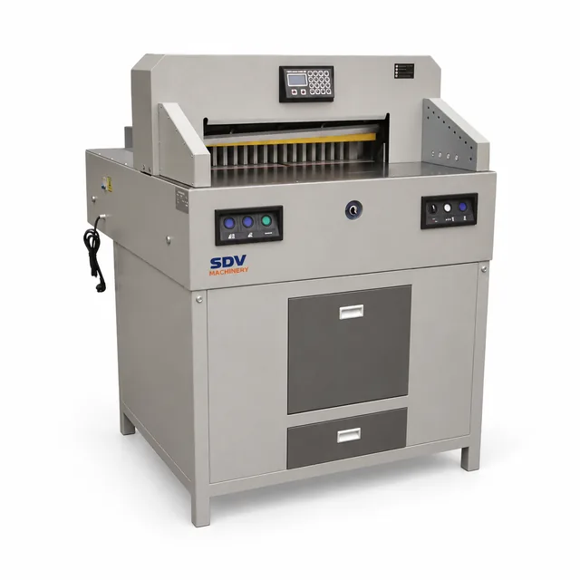 7208HD Sheet Cutting Machine: Paper Guillotine 80mm Thickness