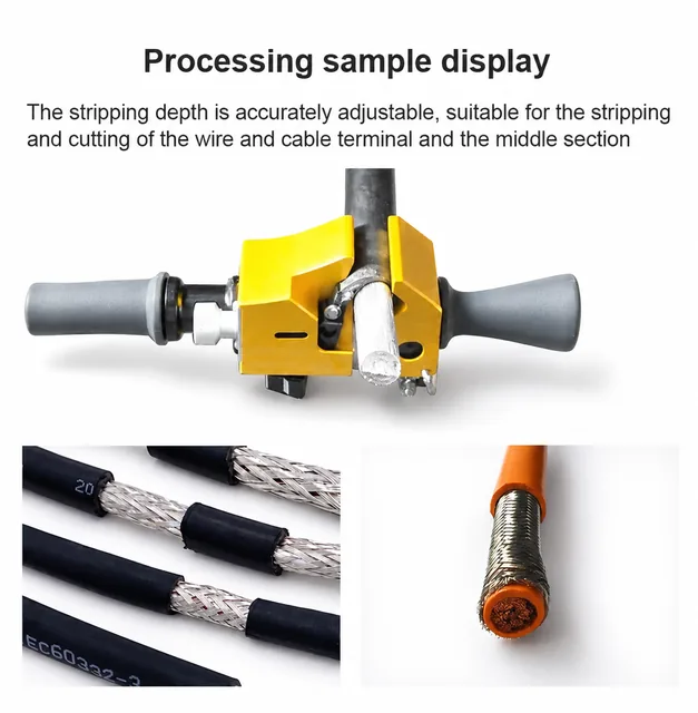 Flexible Rotary Cable Stripper - 40mm Diameter