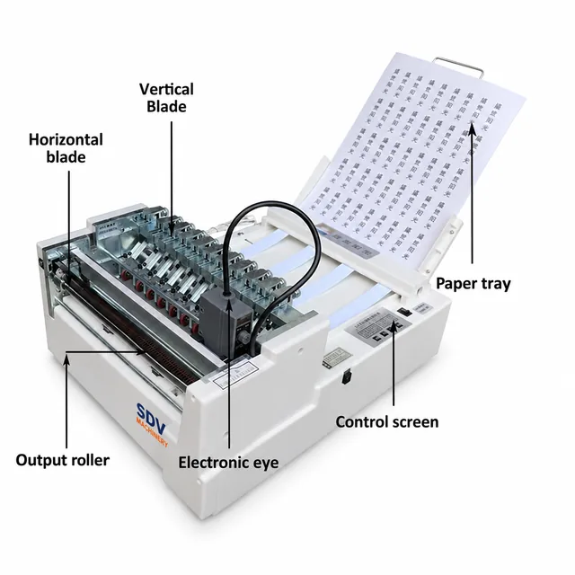 SG-SA4 Automatic Die Cutting Machine: A4 A3 Label Desktop