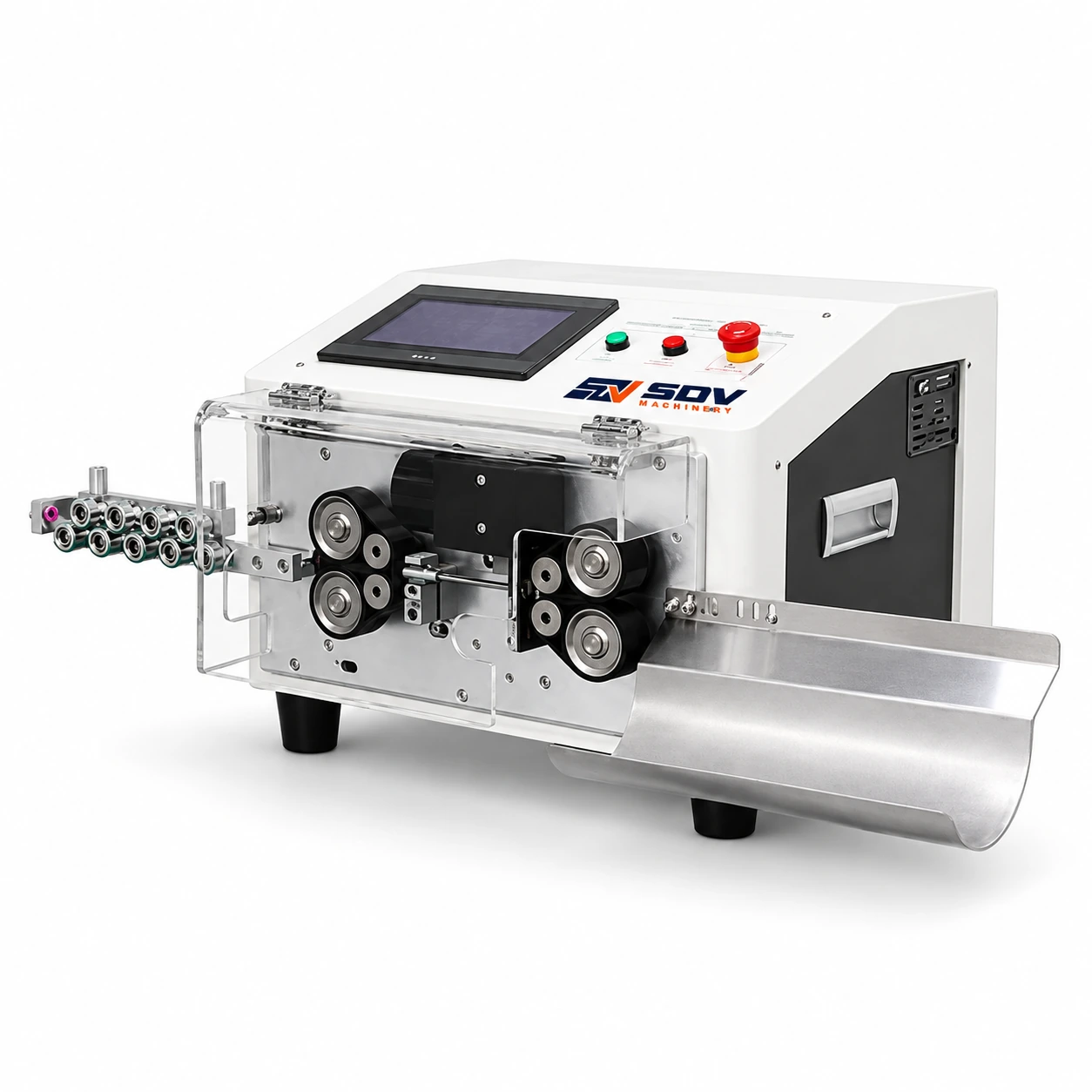 高速全电线切割剥带机(0.1–6 mm² / 4,500 pc/h) EW-3290