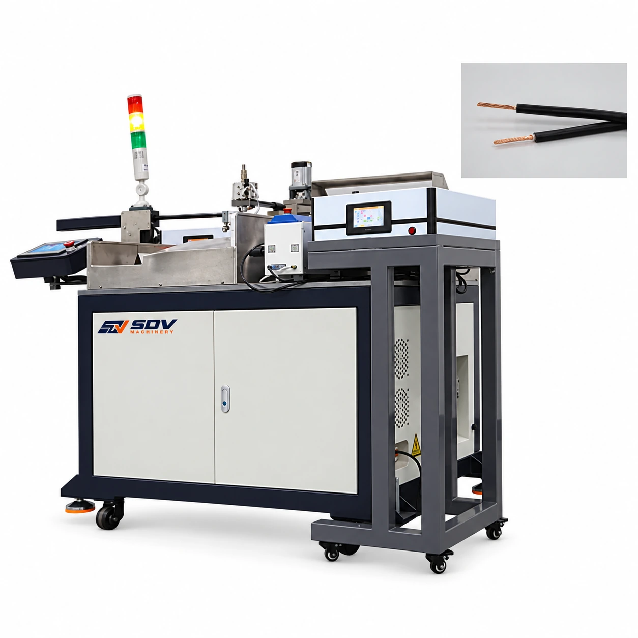全自动双侧超声波钢丝焊接机(0.5–6.0 mm²) EW-9375