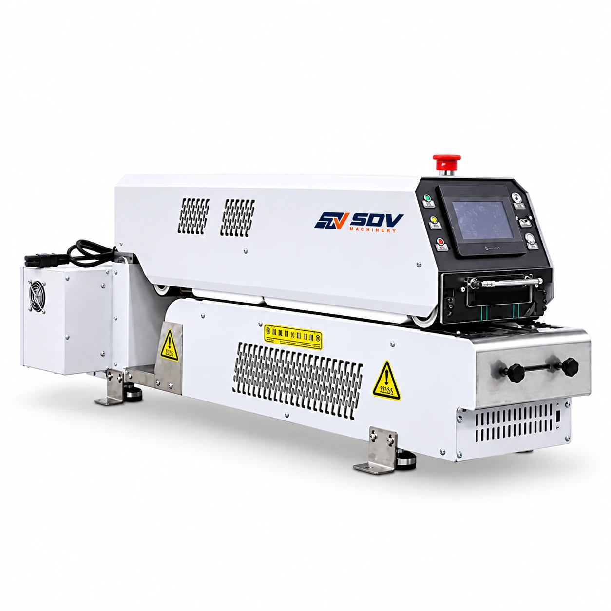 连续线端输送带热收缩机(2100W / 300–600°C) EW-2850