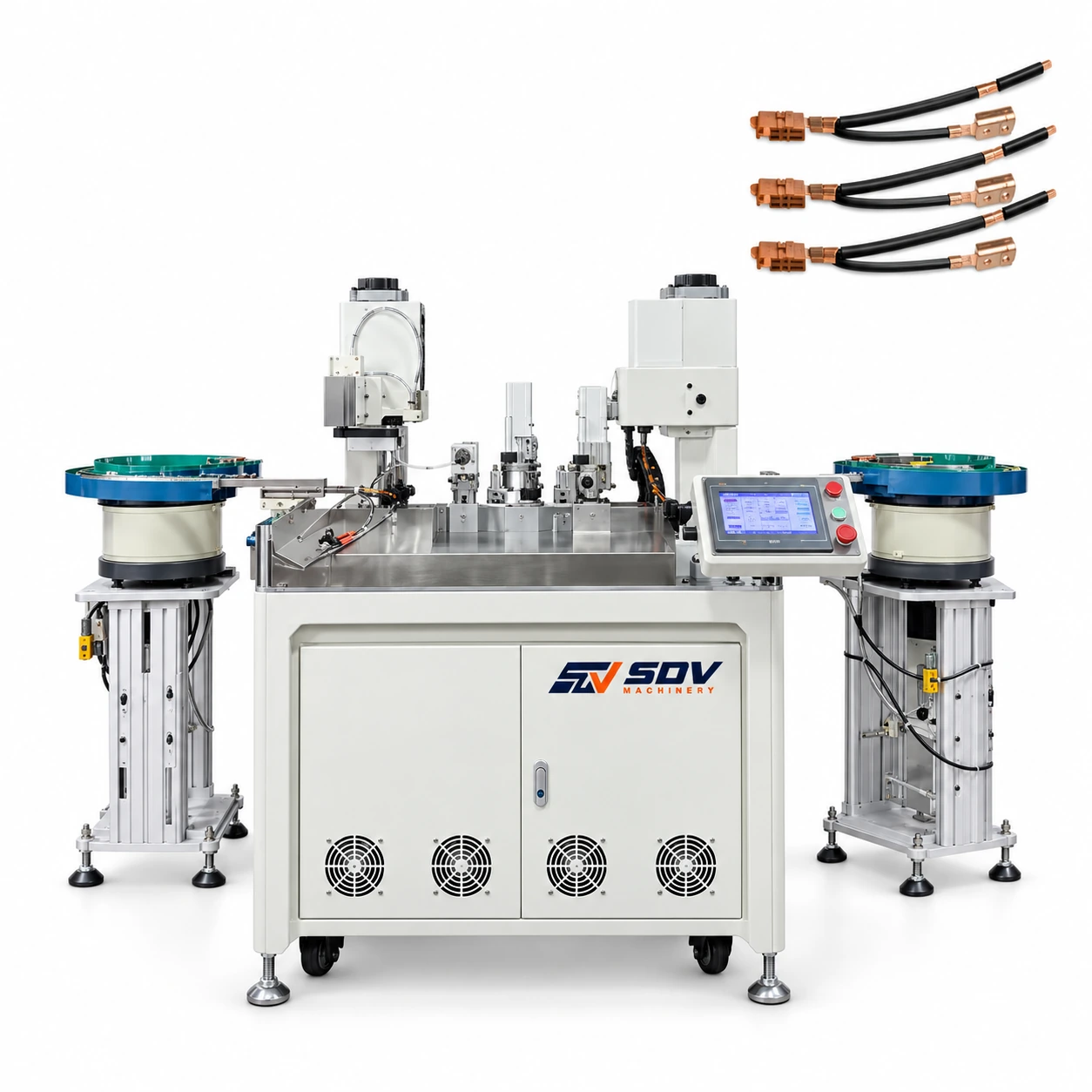 全自动重型双线接头端子压接机 EW-9575