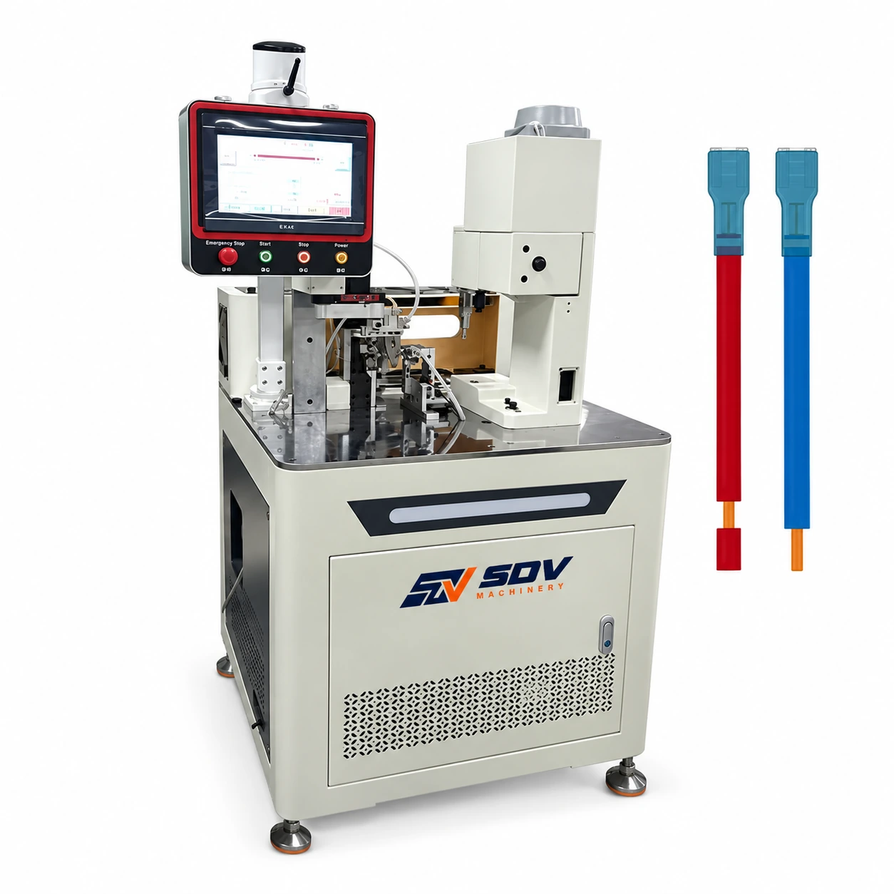 全自动单头端子压接和护套插入机 EW-8865