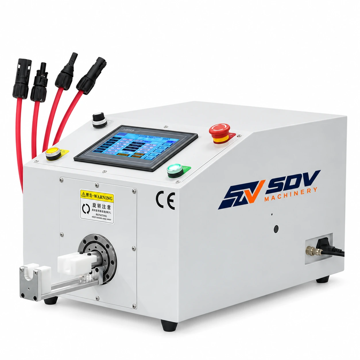 自动太阳能连接器螺母拧紧与组装机(600–1000pcs/h) EW-1080-2