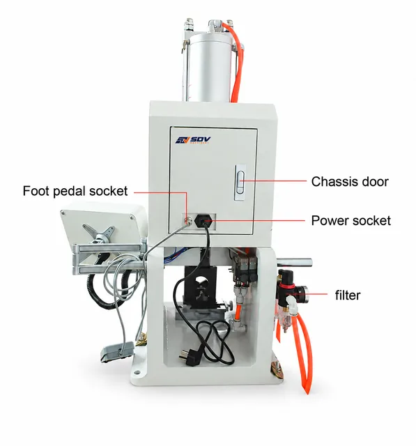 10T Pneumatic Hydraulic Terminal Crimping Machine BORX-570