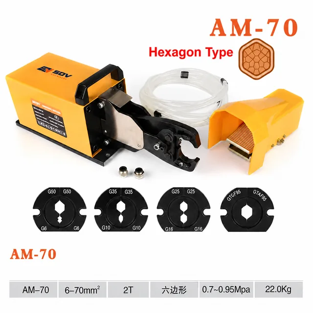 AM-240 Pneumatic 3.0T Cable Lug Crimping Tool
