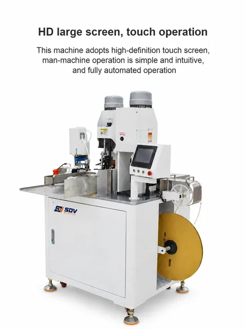 Automatic Double Terminal Wire Crimping Machine BORX-QZ001