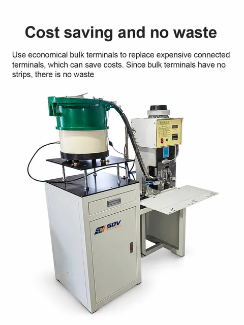 Single Grain Automatic Terminal Crimping Machine BORX-2T