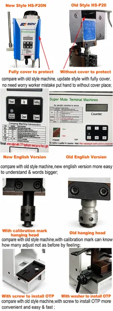 HS-P20N/P30N Pneumatic Wire Pressing Equipment - 2T/3T Terminal Crimping