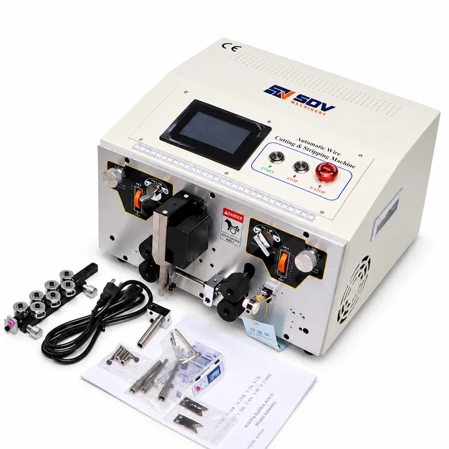 Touch Screen Wire Stripping Machine with Jump Tube SWT508-JE/S