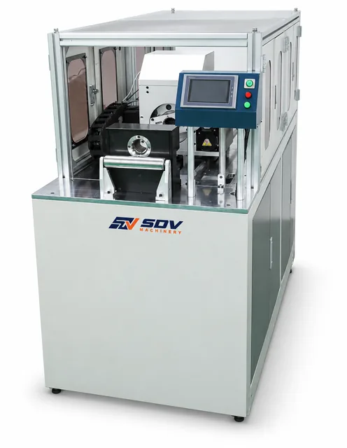 Extra Thick Coaxial Wire Stripping Machine 45mm OD BORX-5010