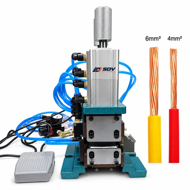 4F Pneumatic Cable Copper Wire Stripper - 0.1-2.5mmÂ² Air Electric