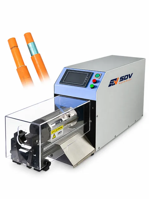 Semi Automatic Flexible Wire Stripping Machine - 9 Layer Coaxial Cable
