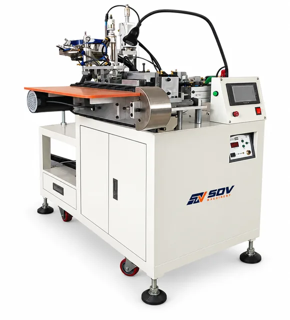 Fully Automatic USB Cable Head Soldering Machine - LED Light Wire Weld SD-D1