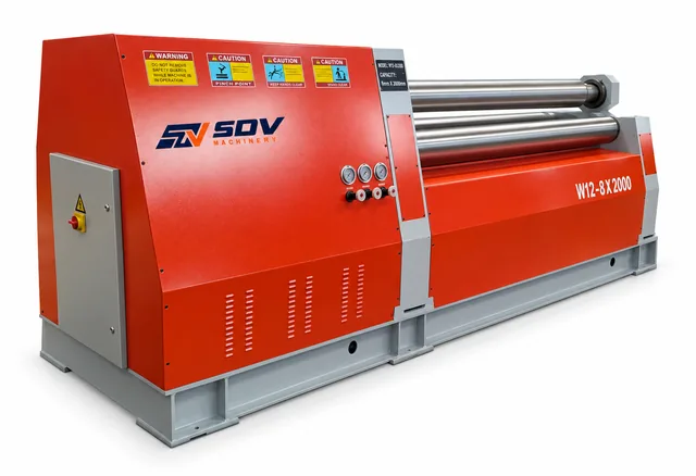 W12S-8X2000 Roller plate bending
