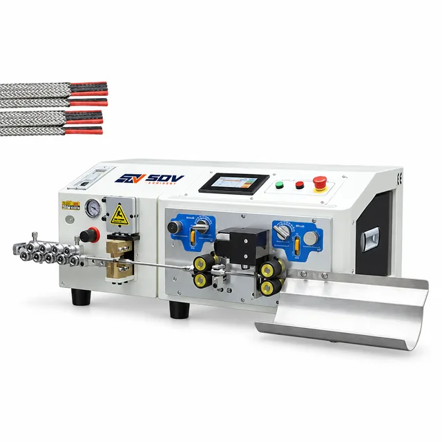 Thermocouple Shielding Mesh Stripping Machine (0.3–6 mm²) EW-3275
