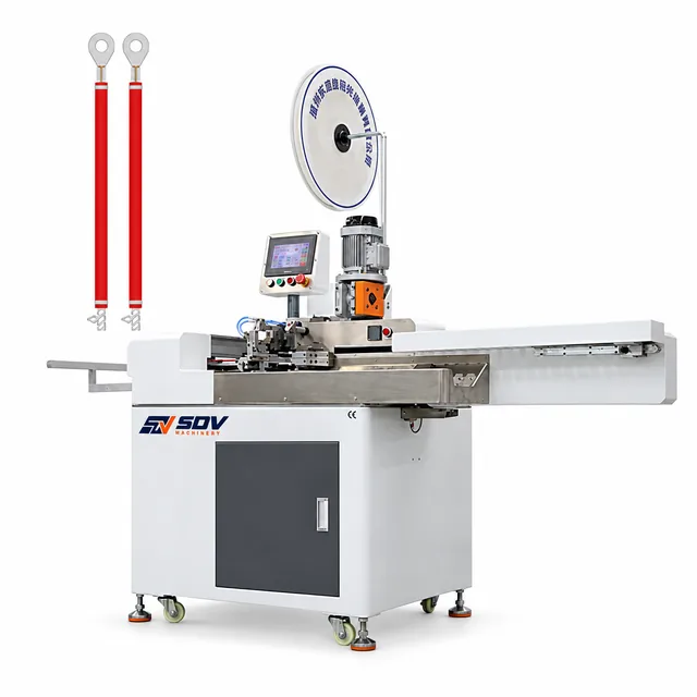 Fully Automatic 5-Wire Crimping & Tinning Machine (Horizontal Transfer Type) EW-9555