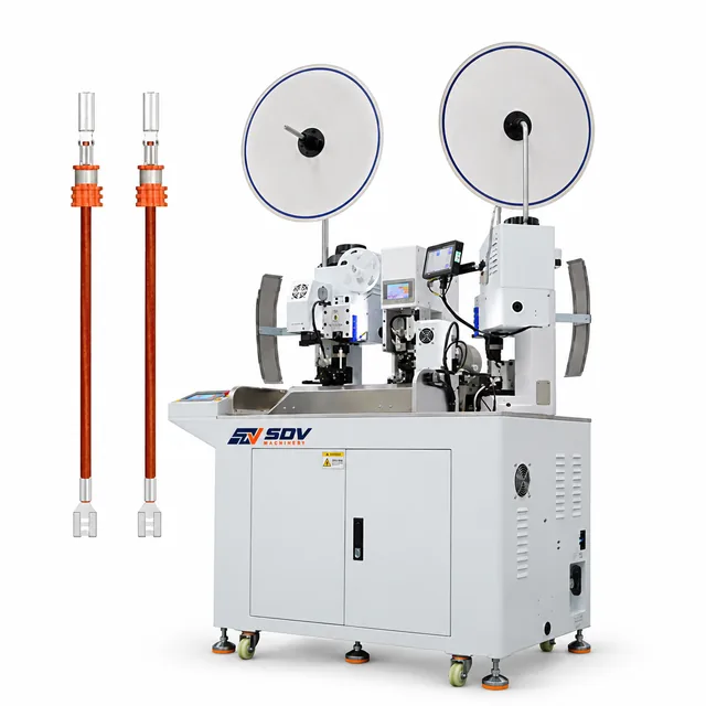 Automatic Wire Cutting, Crimping & Single-End Seal Machine (AWG14–26) EW-9340