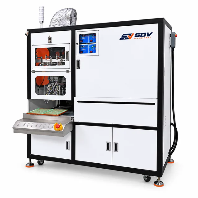 Automatic Wire Harness Cutting, Stripping, Tinning & Soldering Machine (0.2–3.5mm Wire OD) EW-6235
