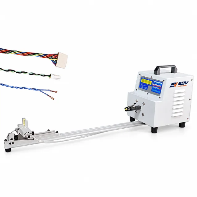 Pneumatic Sliding Table Wire Twisting Machine (≤1.5mm OD) EW-20F-4