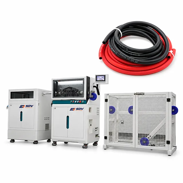 Multifunctional Pipe Cutting Machine with Winding Module (4–50 mm OD) EW-1360+C