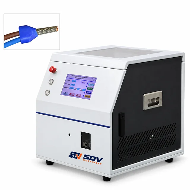 Twin Wire Ferrule Joint Strip Crimp Machine (0.5–4.0mm²) EW-5625