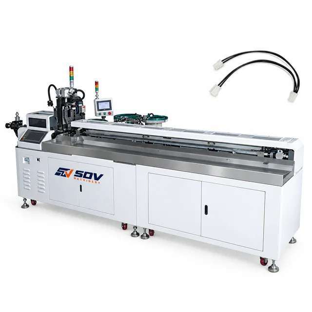 Servo IDC Crimping Machine AWG26 to 22 with Mitsubishi Servo EW-9665