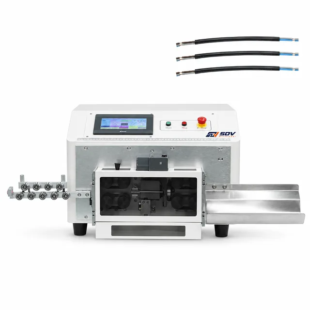 Multi-Conductor Cable Cutting & Stripping Machine (2–10 mm OD) EW-3400