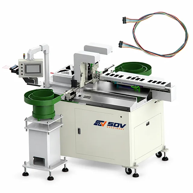 Fully Automatic Double-Head Piercing and Crimping Machine EW-9670