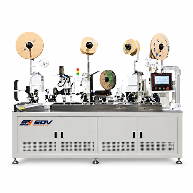 Automatic Multi-Wire Splicing and Heat Shrink Tubing Insertion Machine(22-16AWG) EW-9615