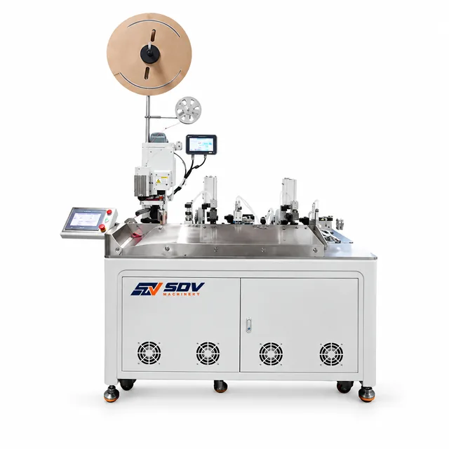 Fully Automatic 3-Wire Joint Terminal Crimping and Tinning Machine EW-9570