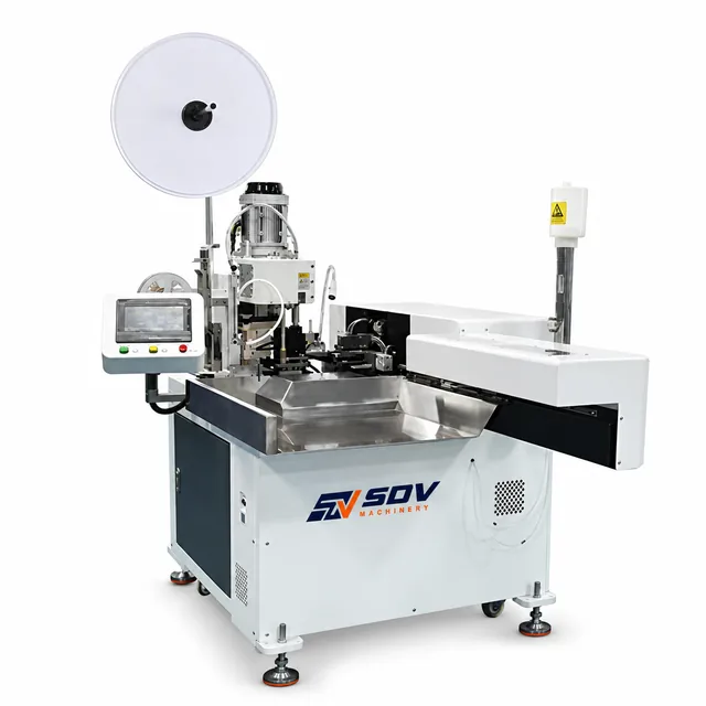 Fully Automatic Wire Tinning and Terminal Crimping Machine (AWG 32-18) EW-9565