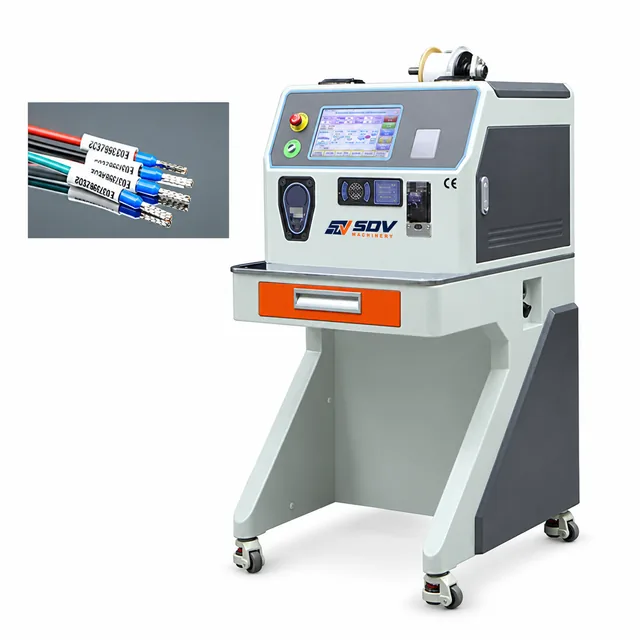 Servo Crimping Machine for Tube Type Terminals with Number Tubes EW-9825
