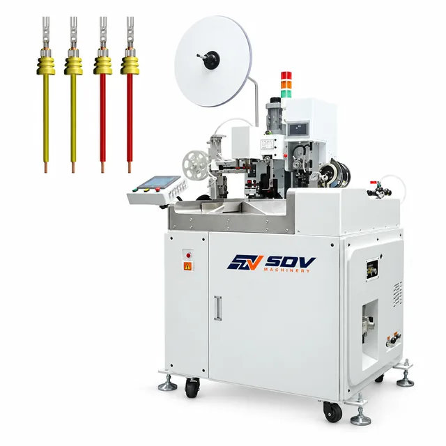 Automatic Single-Head Waterproof Seal Crimping Machine (AWG28–16 / 2T) EW-9320