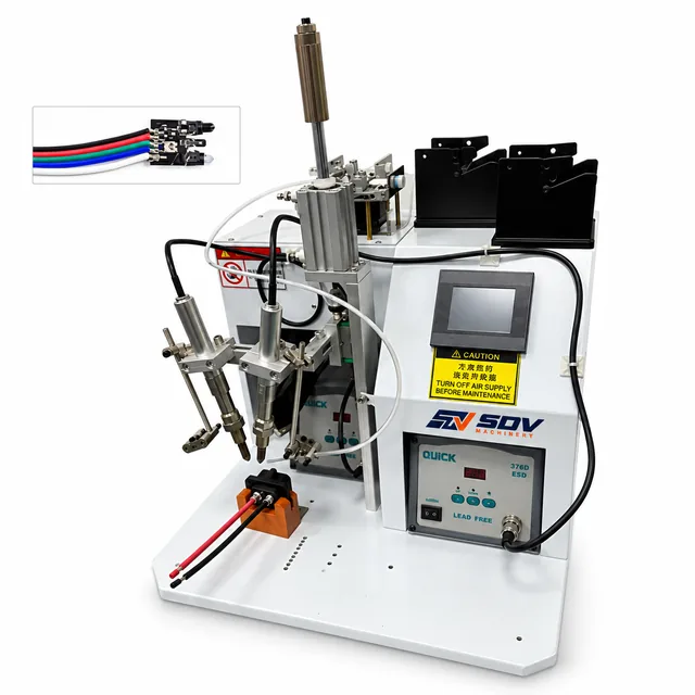 Semi-Automatic Double Head Soldering & Welding Machine (160W) EW-6015