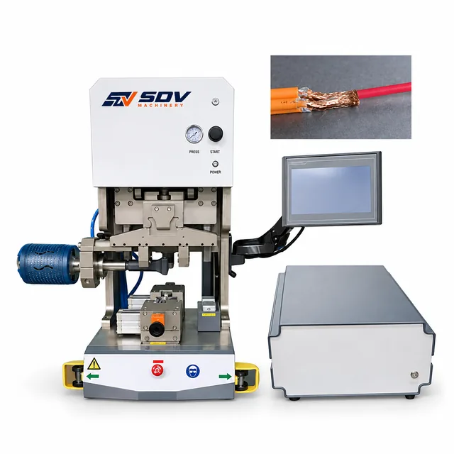 Universal thick cable ultrasonic welding machine EW-6145