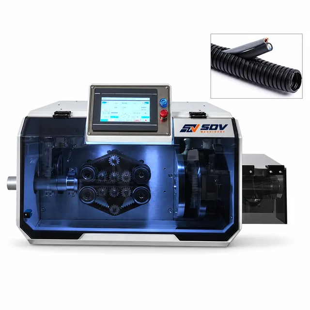 Automatic Corrugated Tube Punching and Cutting Machine EW-1340