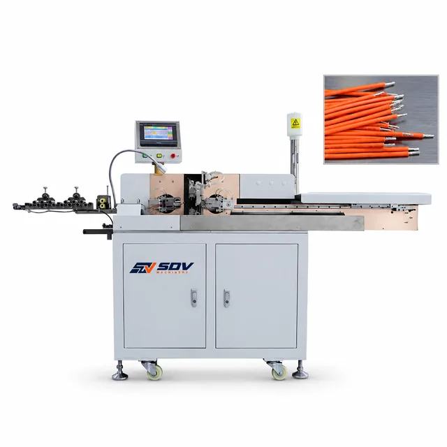 Automatic Ultra-High-Speed Multi-Wire Stripping, Twisting and Tinning Machine(10 wires) EW-8980
