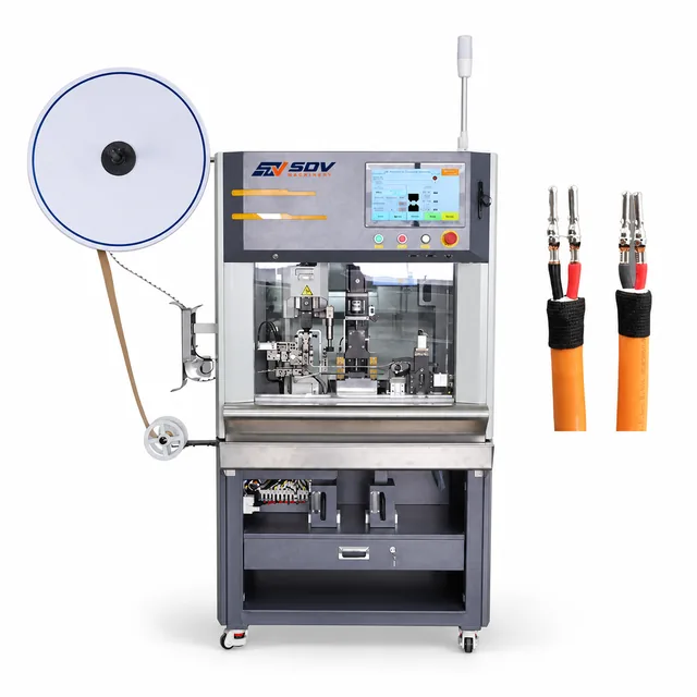 Double Wire Stripping and Crimping Machine EW-5545